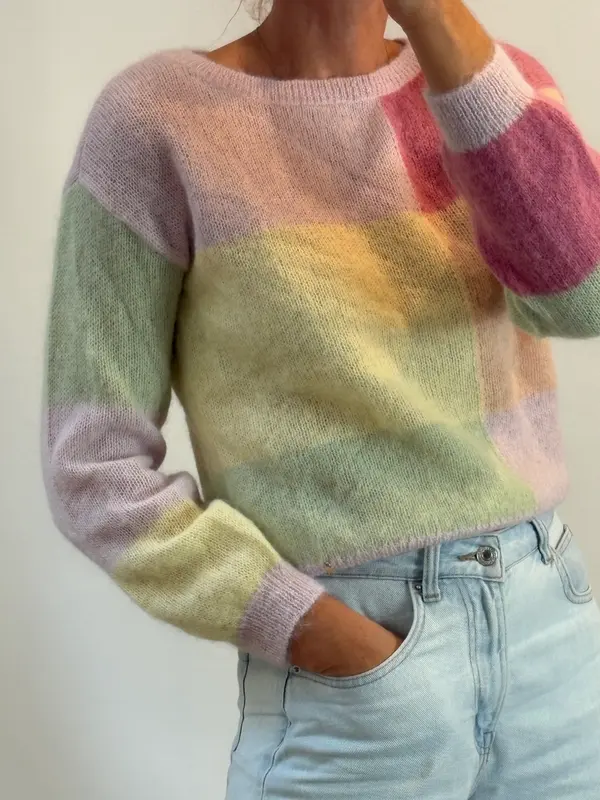 DES PETITS HAUTS. Jersey colores mezcla