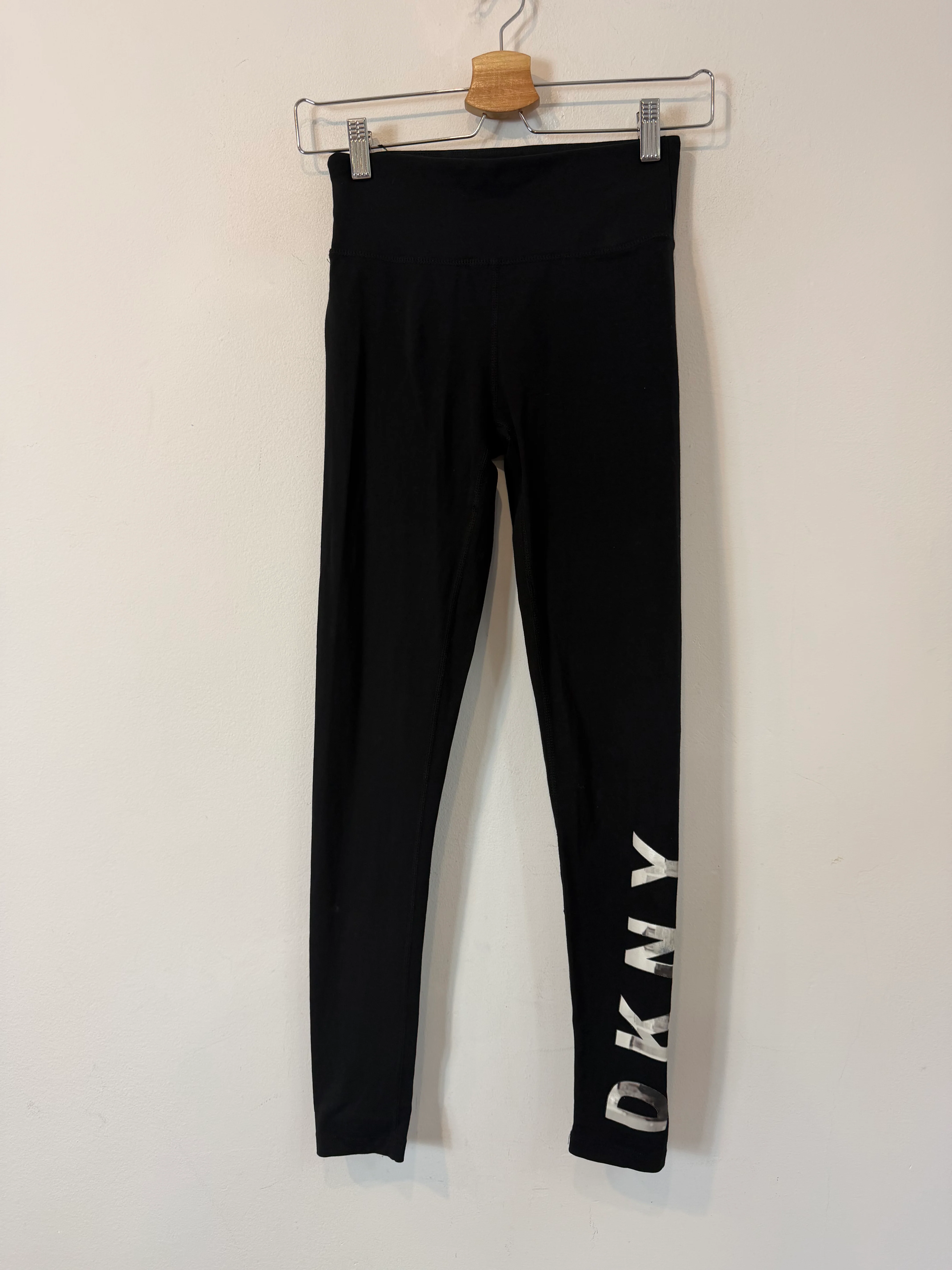 DKNY. Legging negro largo. T S/M