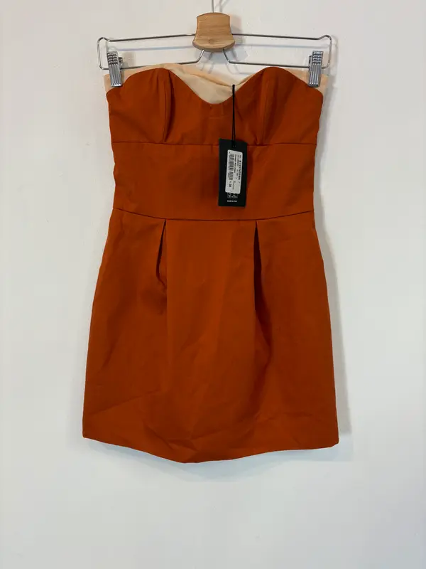 DSQUARED. Vestido corto detalle tul