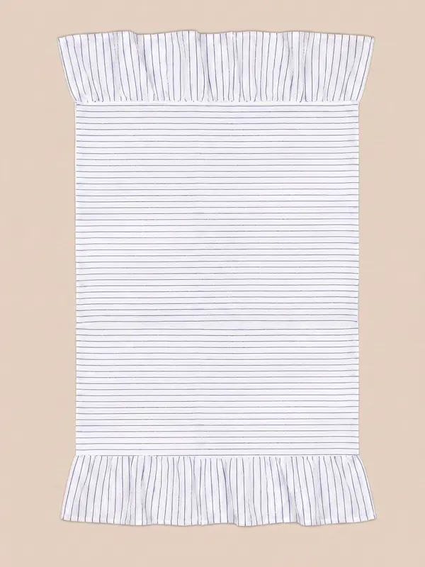 Dune Blue Striped Towel