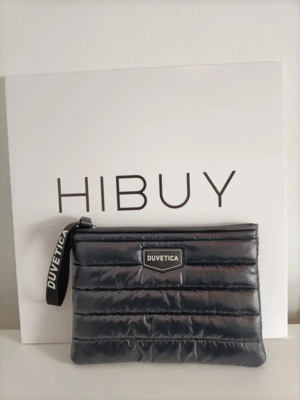 DUVETICA. Bolso de mano negro