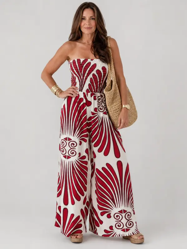 Dyman | Strapless Maxi Dress with Floaty Silhouette