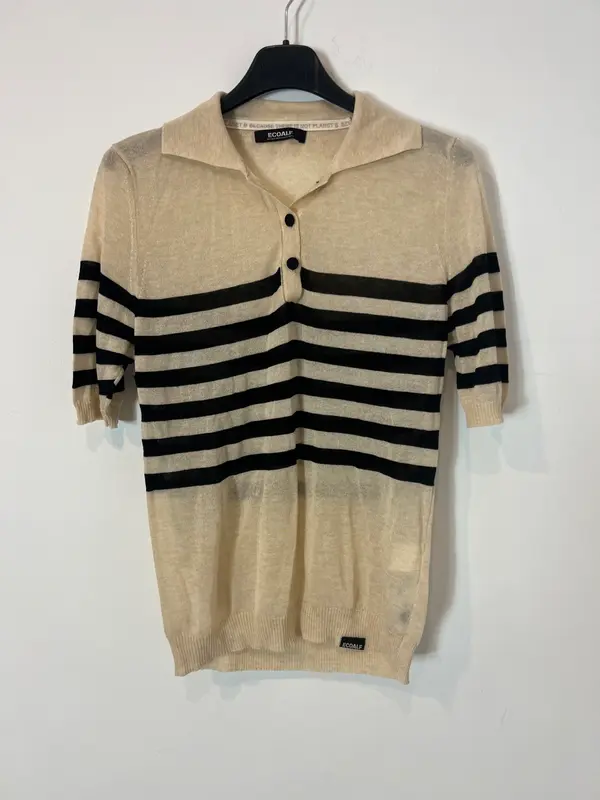 ECOALF. Top rayas punto. T S