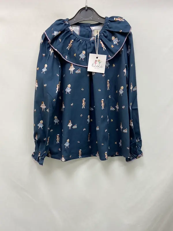 ECOCÓ.Blusa estampada T.5 años