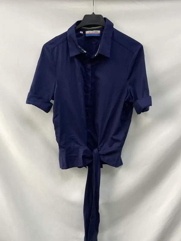EL GANSO.Camisa manga corta azul T.36