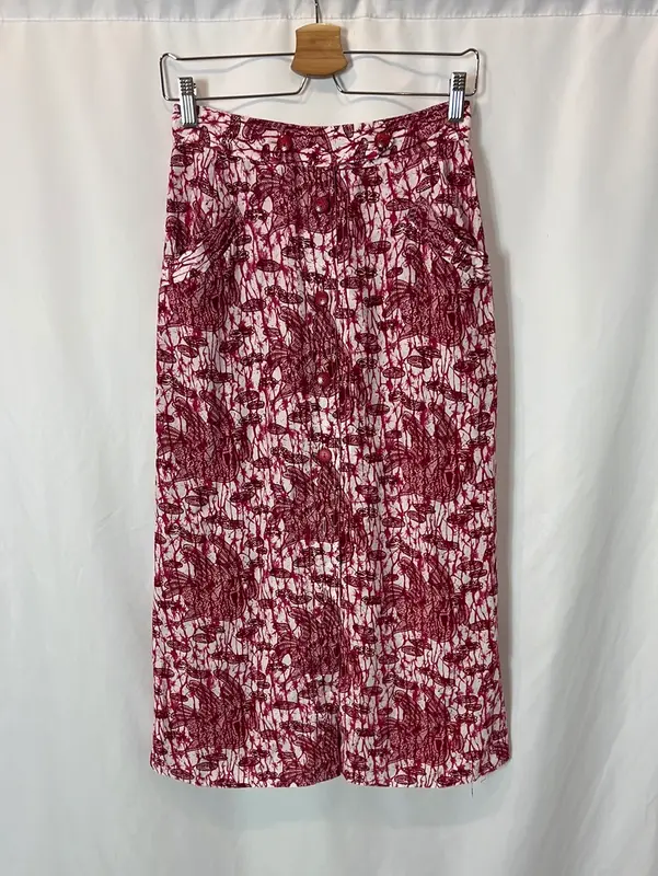 EMPORIO ARAMNI. Falda pantalón estampada. T 36