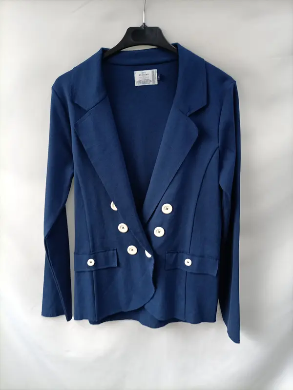 ESCALES. Blazer azul cruzada T.l