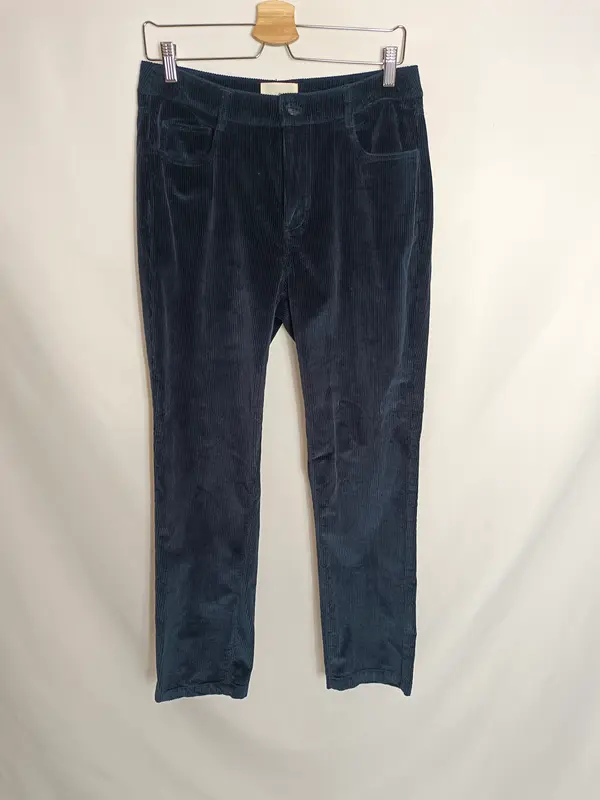 ESE O ESE. Pantalón azul pana T.40