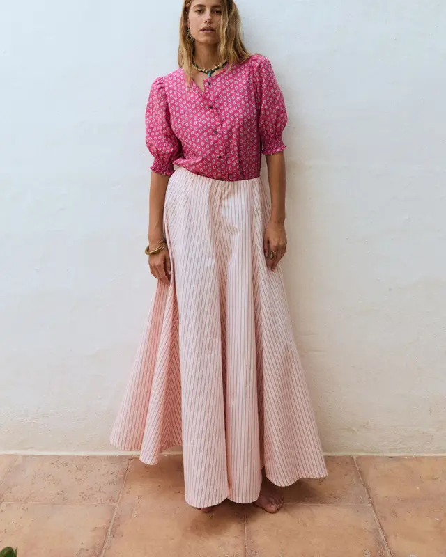 Falda PIA Pink stripes