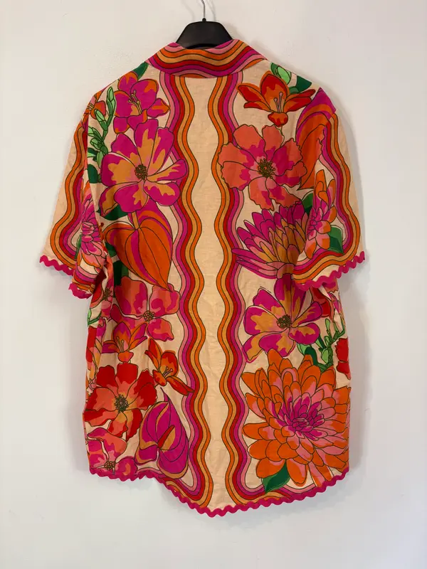 FARM RIO. Conjunto estampado fucsia