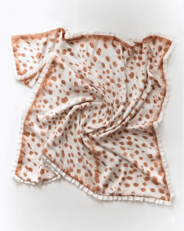 Fawn Deer Print Scarf