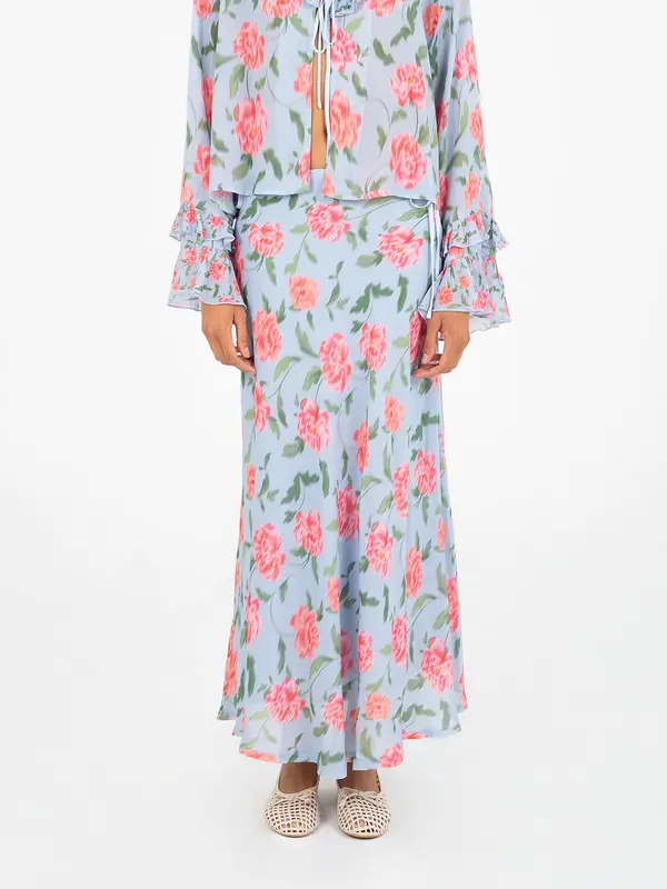 Floralis Floral Print Skirt