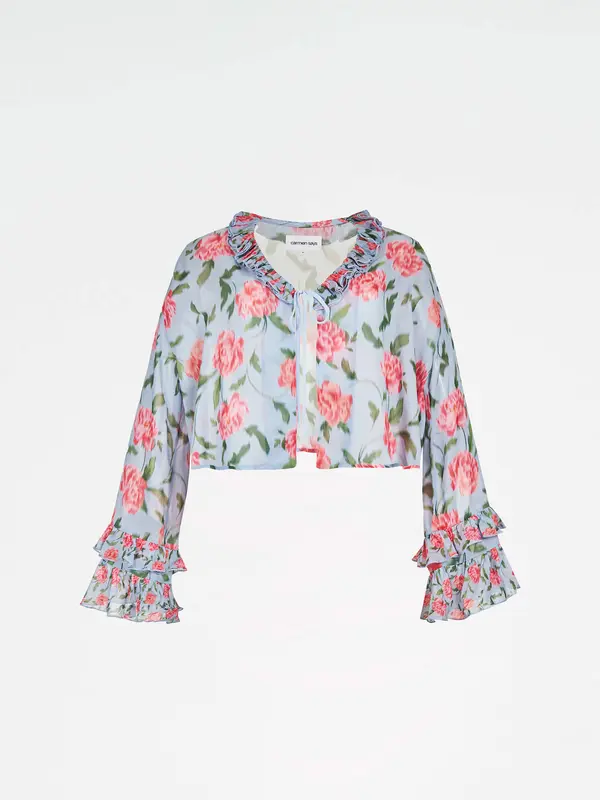 Floralis Floral Print Top