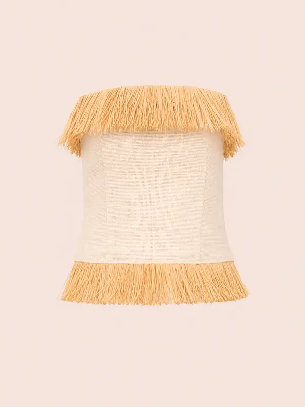 Fringe Straw Noctis Top