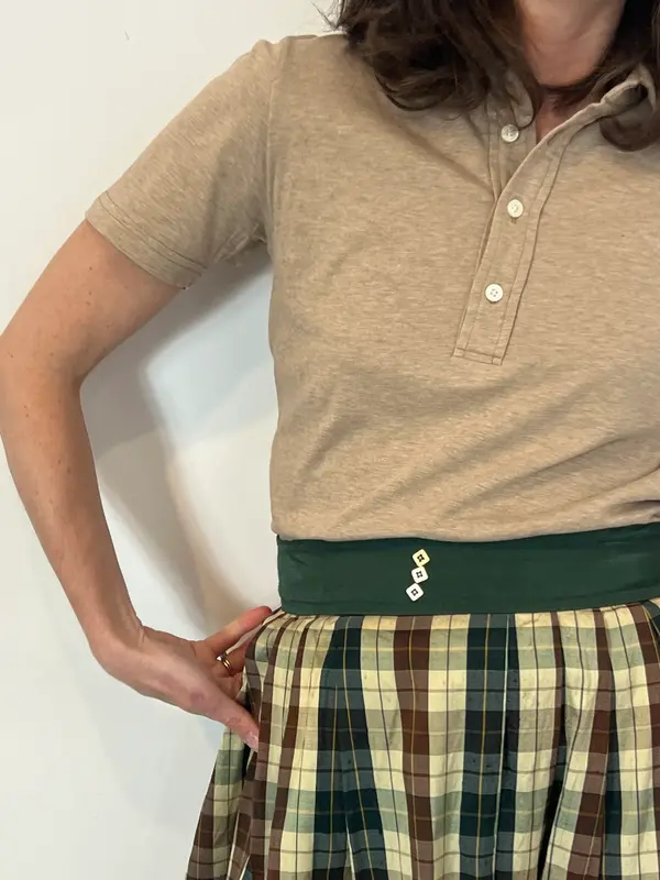 GAP. Polo beige algodón. T XS