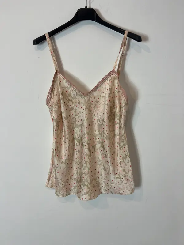 GERARD DAREL. Top lencero flores T.1(s)