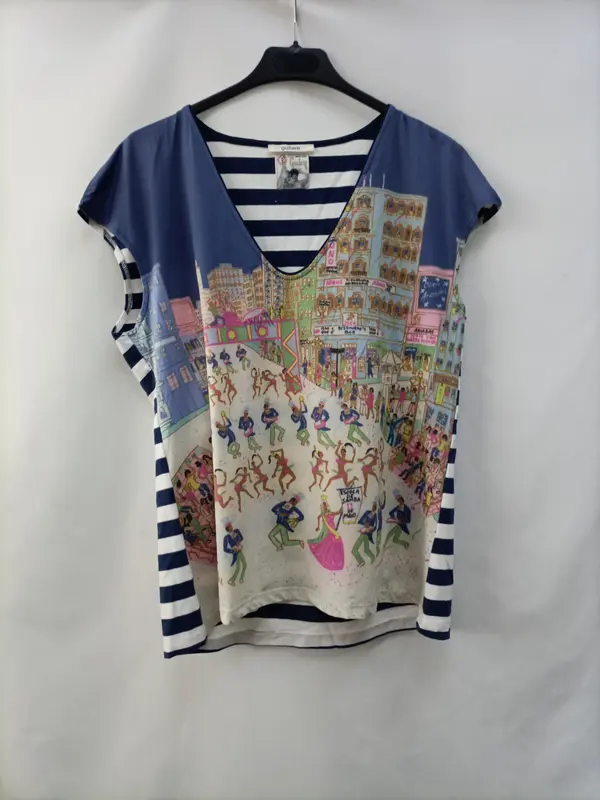 GUITARE. Camiseta estampada T.5(l)