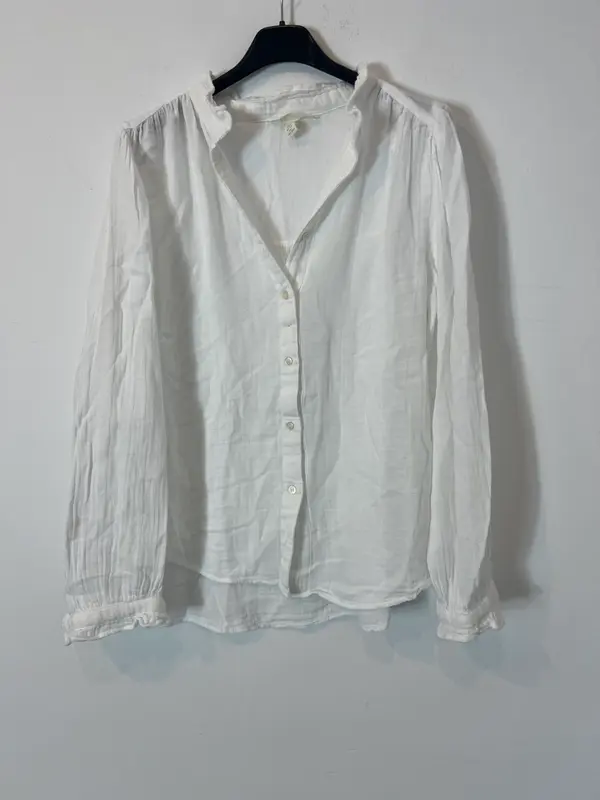 H&M. Blusa blanca algodón  T.s