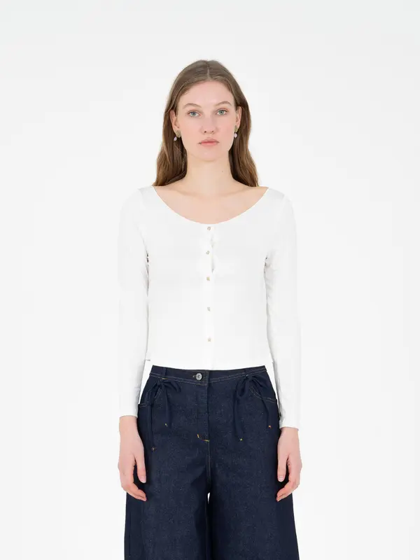 Heart White Top