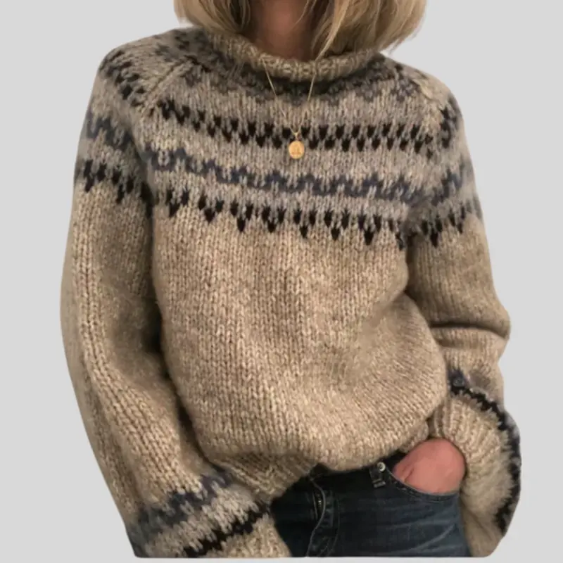 Helga™ - Handcrafted Icelandic Knit Sweater