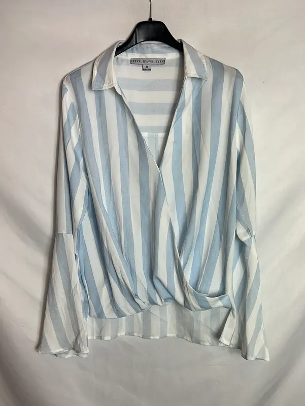 HYFVE. Blusa rayas cruzada T.m