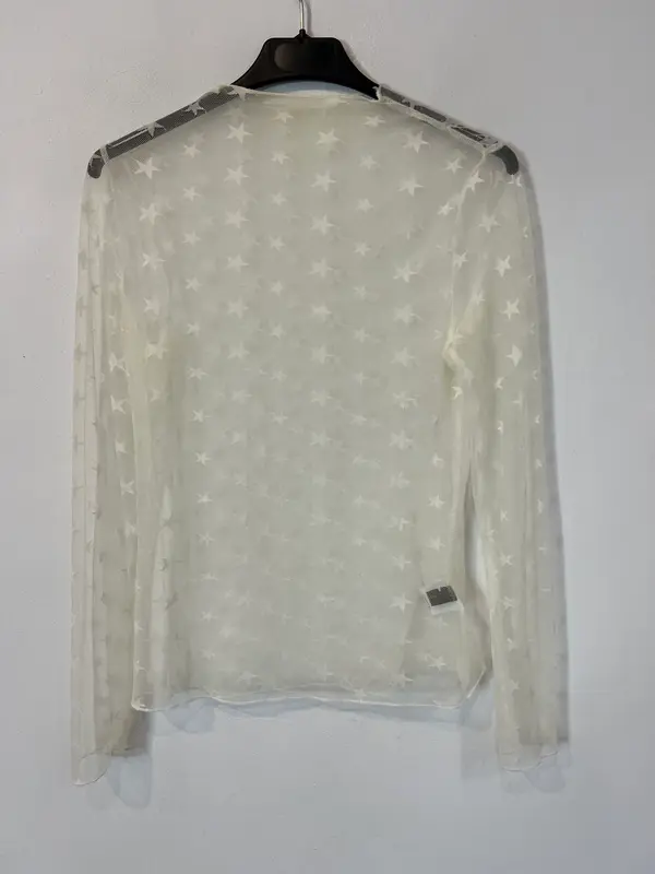IN VOGUE.Top rejilla estrellas T.s