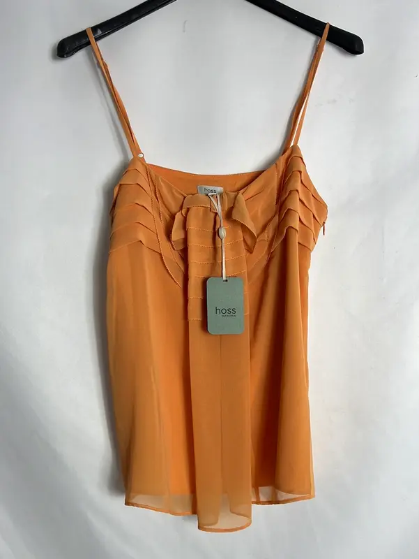 INTROPIA. Top tirantes naranja fluido. T 36