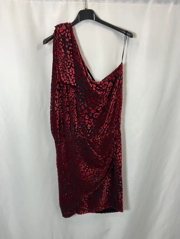 IRO. Vestido terciopelo asimétrico