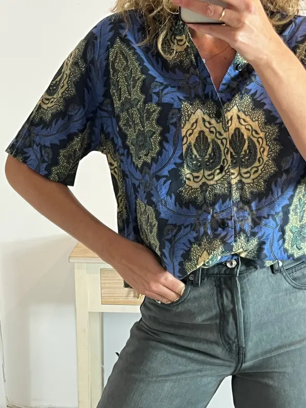 ISABEL MARANT. Camisa manga corta estampada T.xs