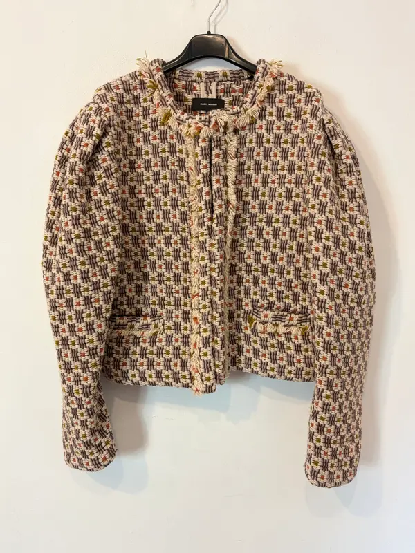 ISABEL MARANT. Chaqueta tweed multicolor