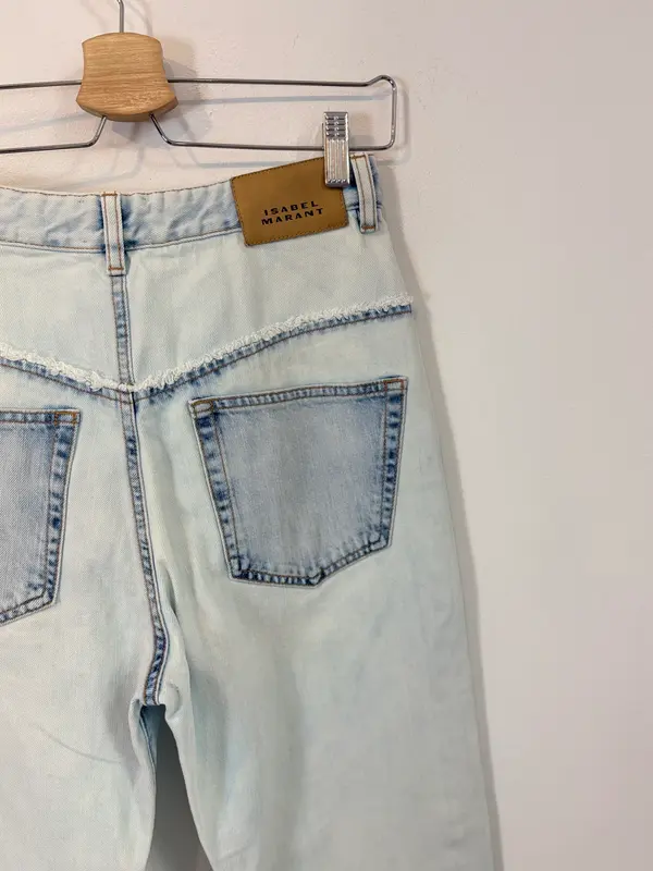 ISABEL MARANT. Denim claro abotonado
