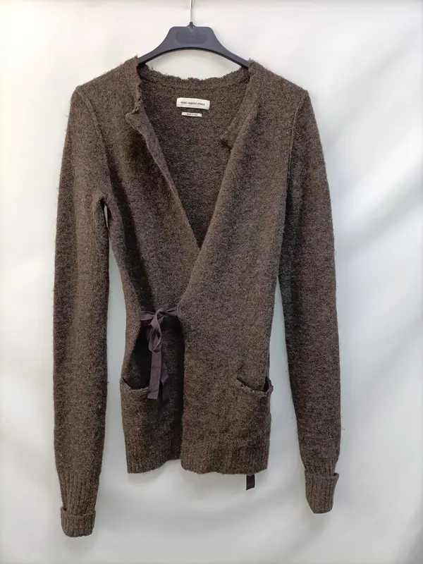 ISABEL MARANT ETOILE. Jersey cruzado marrón