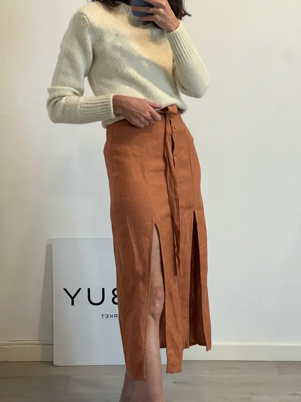 ISABEL MARANT. Jersey crudo alpaca. T 38