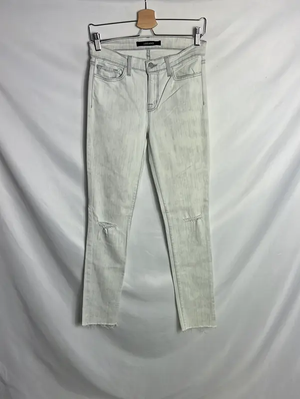 J BRAND. Denim pitillo rotos . T 28( 38)
