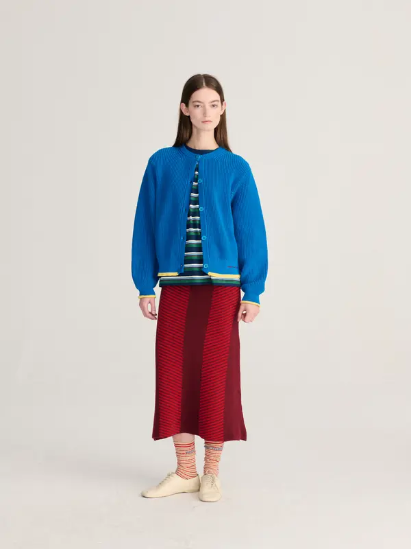 Jacquard knitted skirt