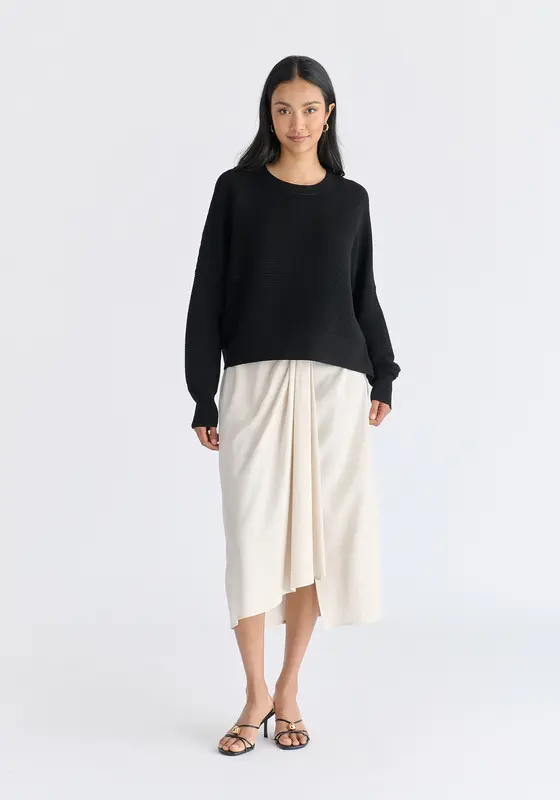 JERSEY CORTO DE CANALE NEGRO