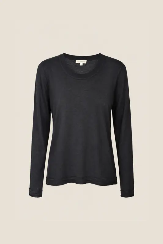 Jersey Crew Neck Navy