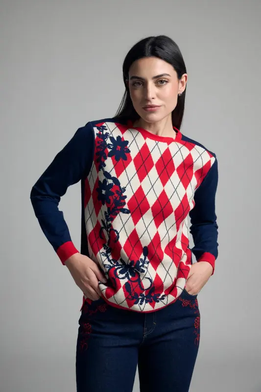 Jersey Fiameta Azul Marino