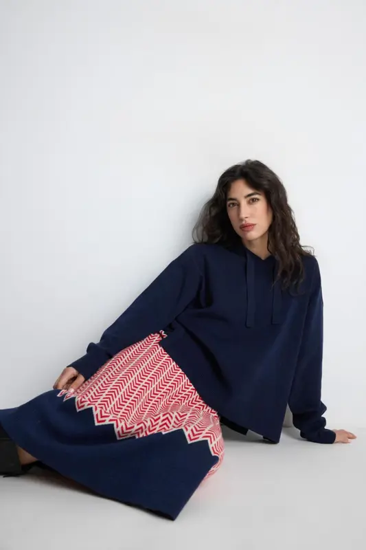 Jersey Izara Azul Marino