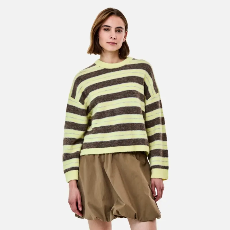 Jersey rayas amarillo y marrón - CKS