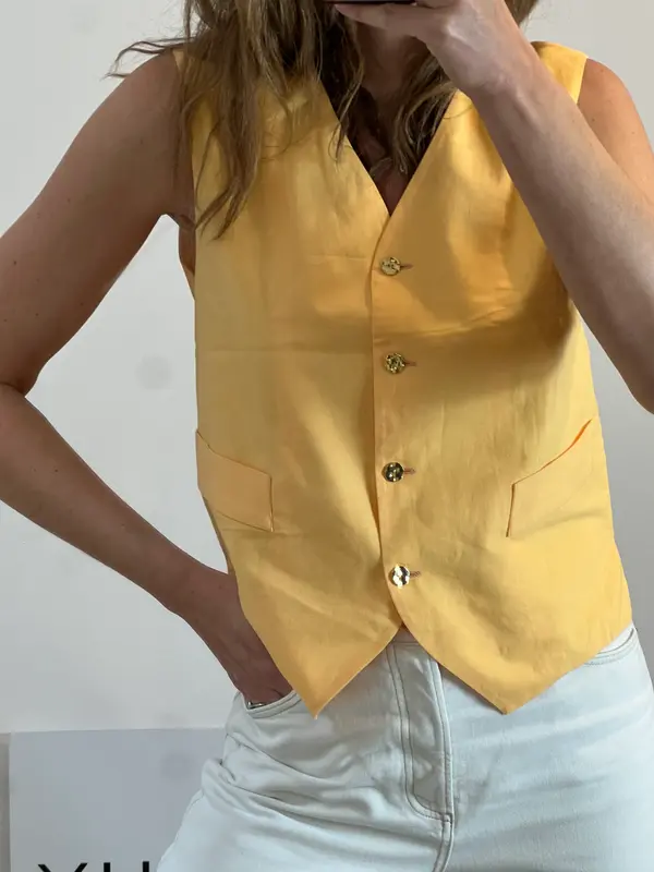 JOSEPHINE. Chaleco amarillo T.s
