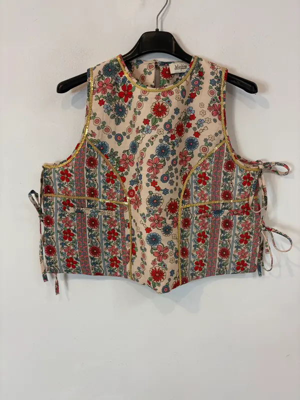 JOSEPHINE. Chaleco estampado textura