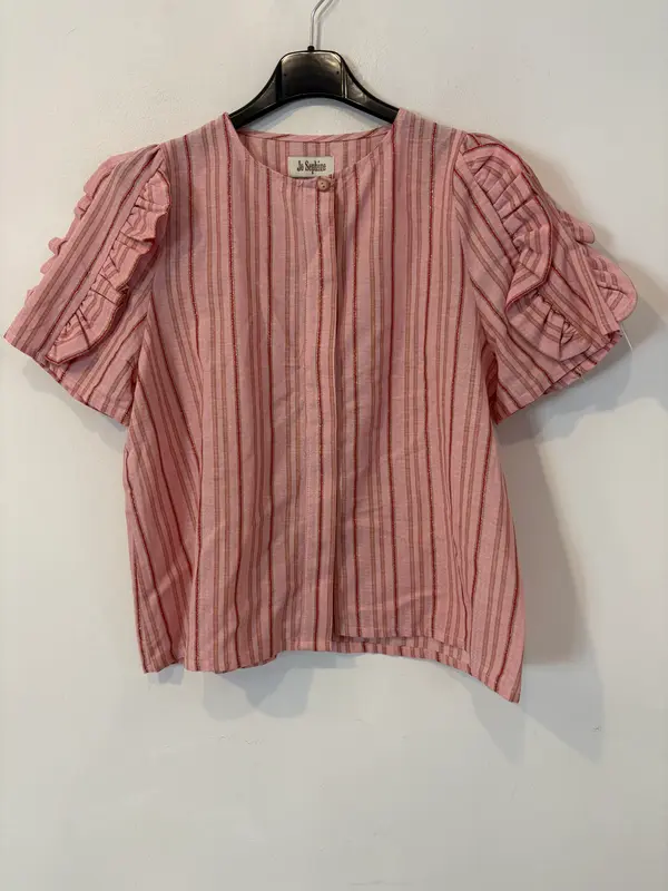 JOSEPHINE. Conjunto rosa rayas mezcla