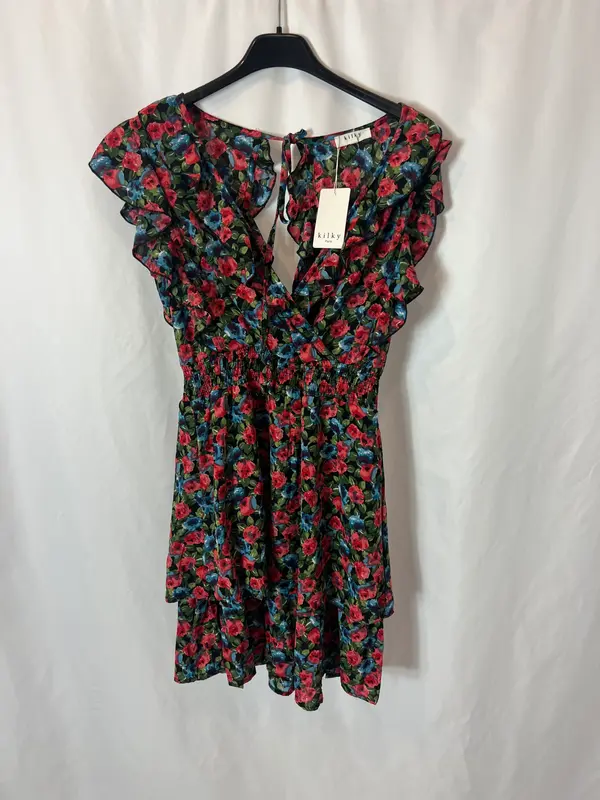 KILKY. Vestido corto flores T.s/m