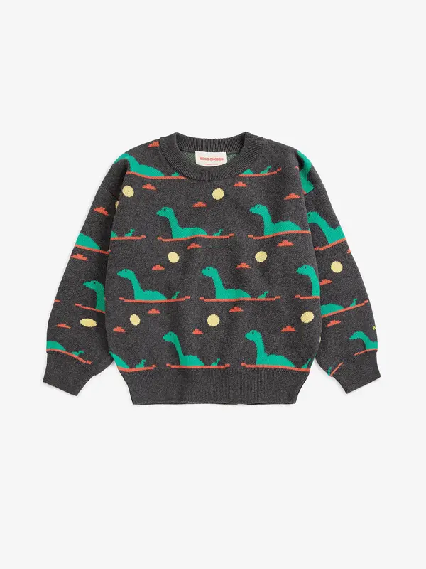 Lake Monster all over jacquard jumper