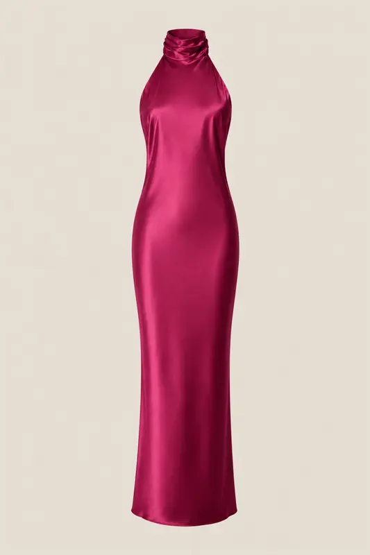 Lana Vestido De Fiesta Wine