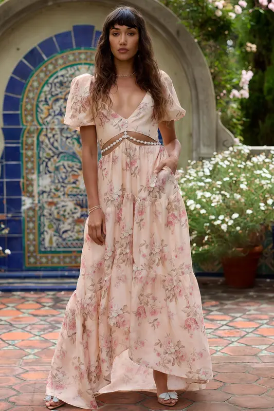 LAYLA™ - VESTIDO FLUIDO CON ESCOTE EN V Y CAÍDA ELEGANTE