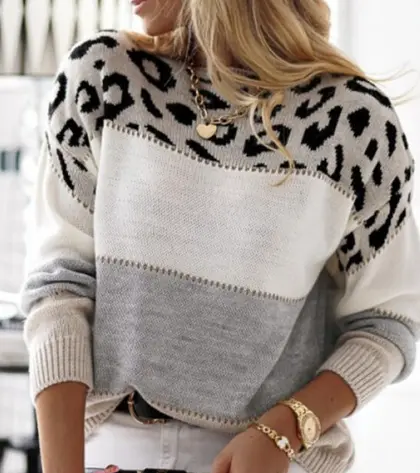 Leopard Print Jumper