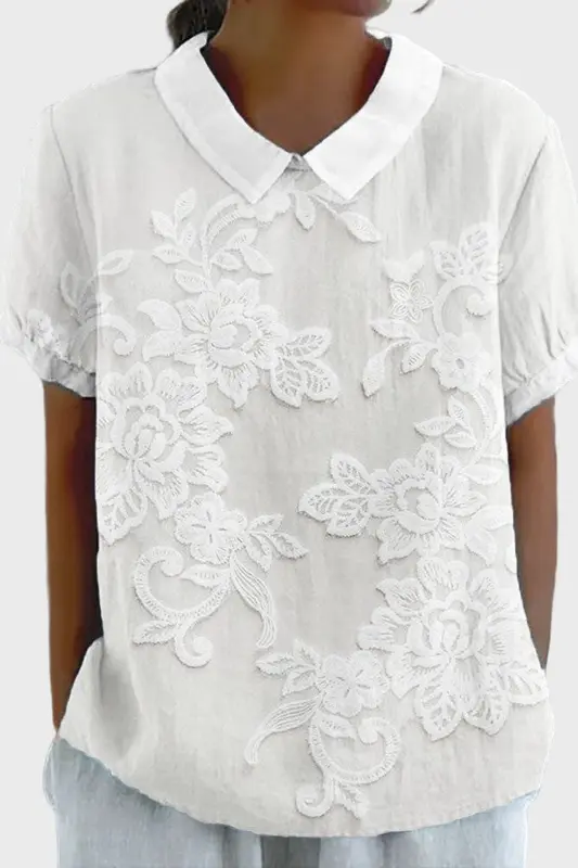 Lily - Blusa con cuello