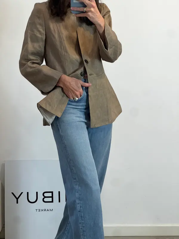 LLOYD'S. Chaqueta lino pinzas